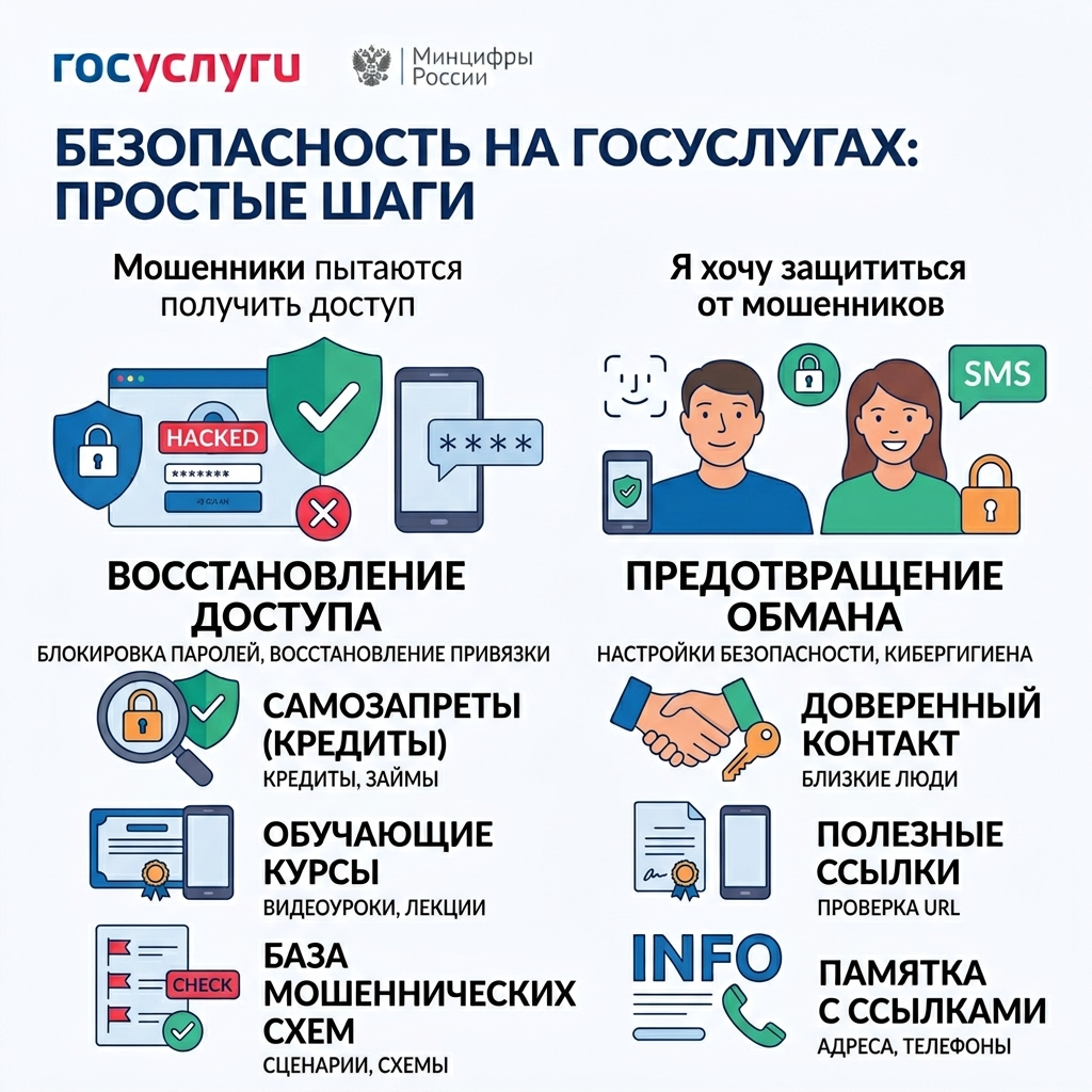 ​Защита от мошенников в сети: цифровой сервис на госуслугах  